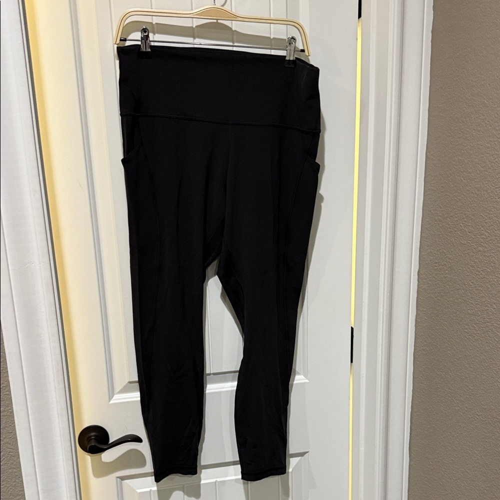lululemon athletica Black High-Rise Leggings with pockets